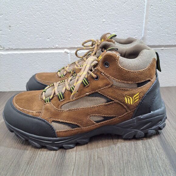 Mt Emey 9703L - Men's Brown Leather Lace Up Hiking Boots Men's Size 12 Width 4E - Picture 1 of 8